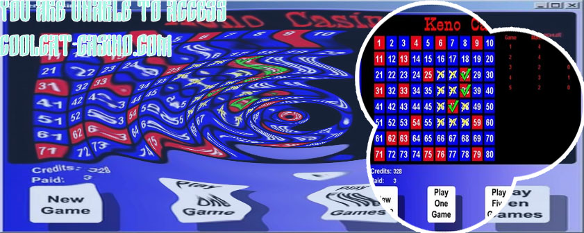 Keno casino games real money